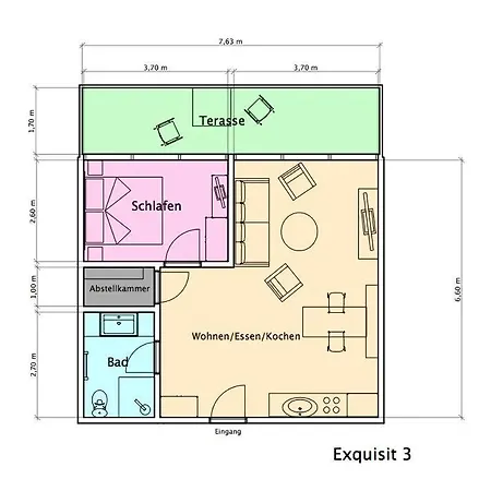 Exquisit 3 Apartamento Norderney